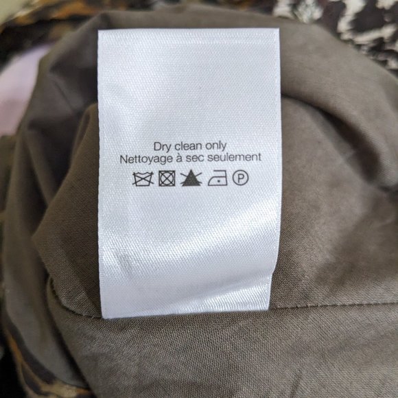 Veronica Beard Seki Leopard Printed Linen Dress - size 0 - Picture 15 of 15